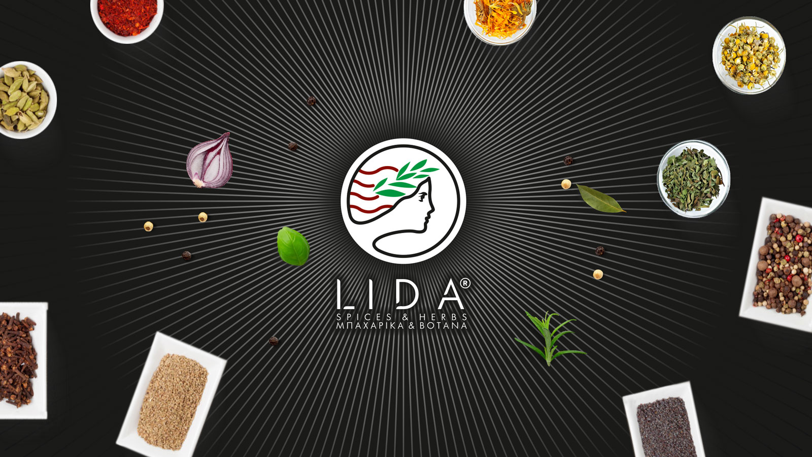 LIDA Spices Herbs Logo